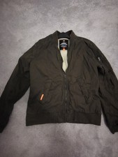 Superdry Mens Zip Military