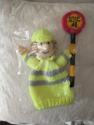 Handmade woolen lollipop lady - woolen,