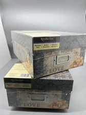 Faith Hope Love Cardboard Box