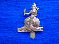 THE NORFOLK REGIMENT BRASS CAP
