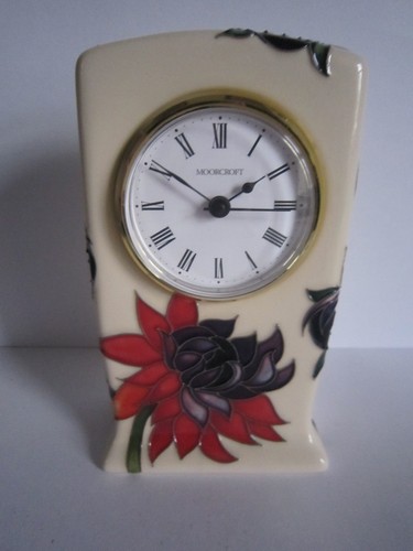 Moorcroft tubelined clock in - ,