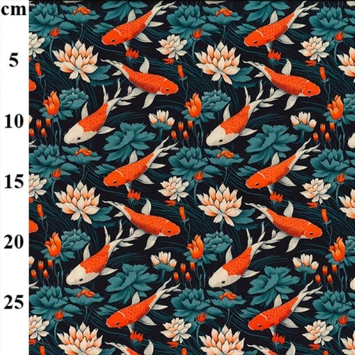Japanese koi carp cotton - koi,