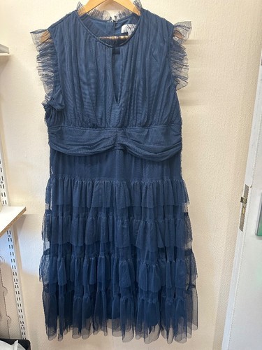 Ladies coast navy blue tulle - coast,