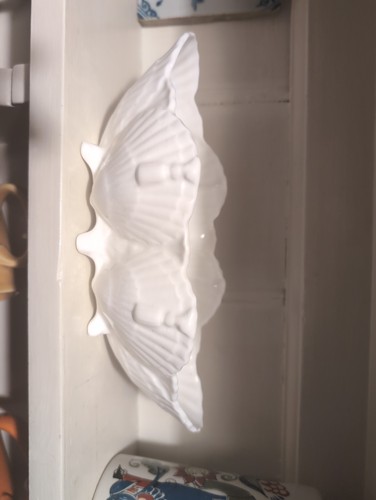 Vintage white gloss - vintage, tassled