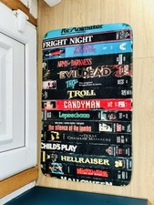 Halloween Horror vhs Movie Runner floor mat carpet Rug NonSlip 82x49cm
