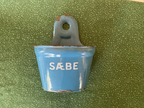 Vtg danish enamel - vtg, soap