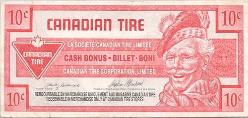 Vintage canadian tire - canadian, 10