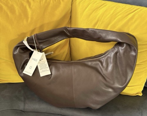 Genuine leather shoulder - m&s,