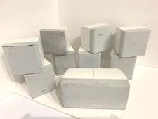 Bose Lifestyle / Acoustimass 4 Jewel Double Cube and 1 Centre speaker in white