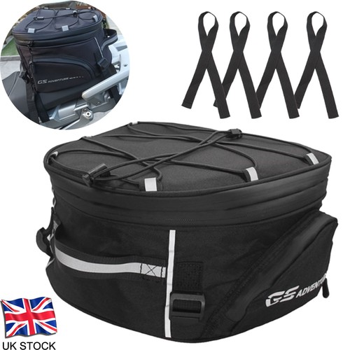 Motorcycle tail bag - bag, helmet