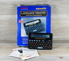 Franklin Language Master DMQ-210 Electronic Dictionary Thesaurus 1995 Works VGC