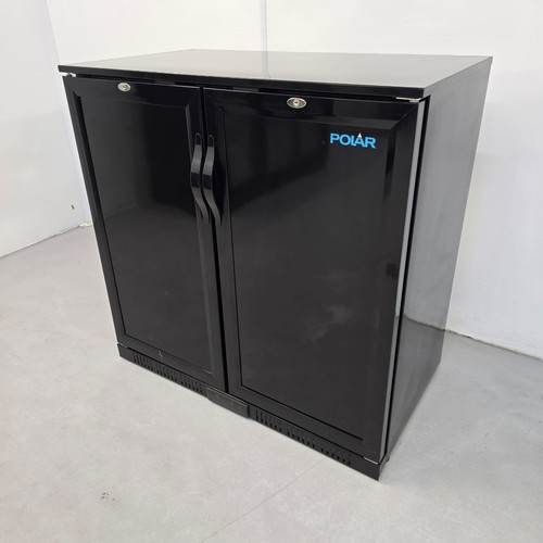 Double back bar - back, fridge