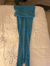 Turquoise Mermaid Blanket for