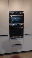AEG Multifunction Pyrolytic Oven BPK55632PM And AEG Combi Microwave KMK565000M
