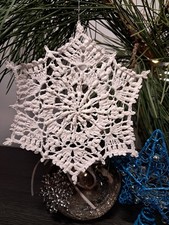 Big Crochet Snowflakes, Set Of