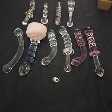 Solid Glass Dildo Anal Butt