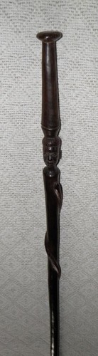 Antique ebony walking - walking, stick