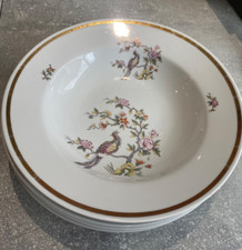 *Bundle of 4* Kahla Germany BIRD OF PARADISE Dessert Bowls approx 8.5 inches