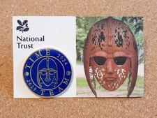 National Trust SUTTON HOO Time Team Mask Charity Pin Badge