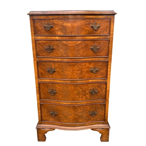 Vintage burr walnut - walnut, chest