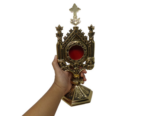 High polished antique brass - high,