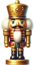 Golden Christmas Nutcracker