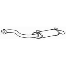 Rear Exhaust Silencer Back Box