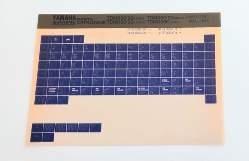 Yamaha tdm850 93 - yamaha, tdm850/e