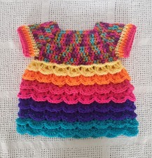 Crochet Dress. Newborn size in