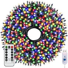 Woobroo Fairy Lights & USB String Lights, 10m 100 LEDs Copper Wire Light & Water