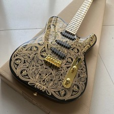 Paisley Black Gold Top