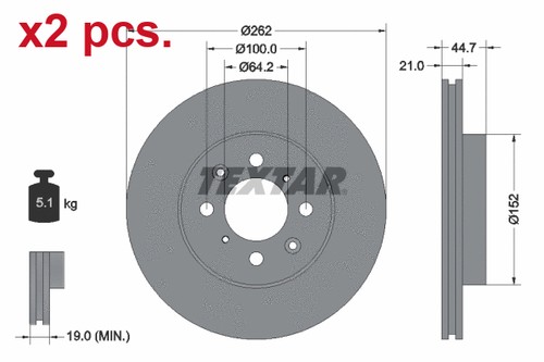 Pcs front brake - front, disc