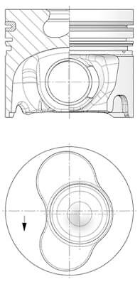 Piston for california - piston, vw