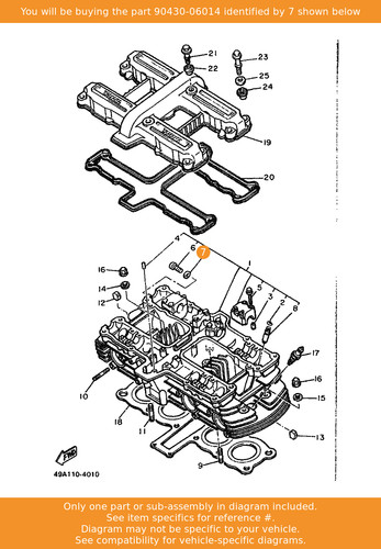 Yamaha gasket 90430 06014 oem - gasket,,