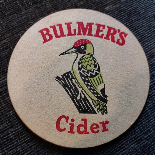 Bulmers cider beer mat cat - bulmers,