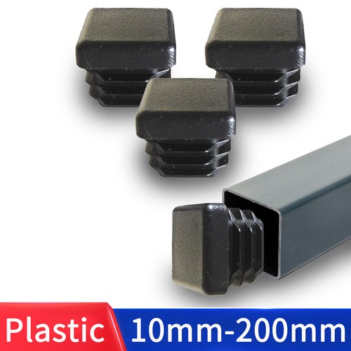 Square end caps plastic tube - caps,