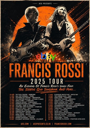 Francis rossi tour - francis,