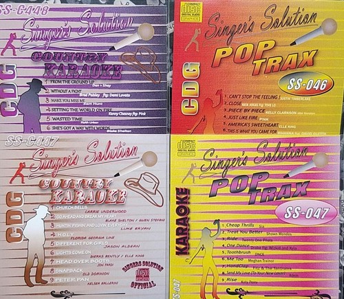 Cdg karaoke discs - 4,