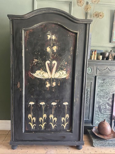 Vintage painted folk art - vintage,