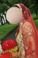 Bridal Lehnga, Red And Gold