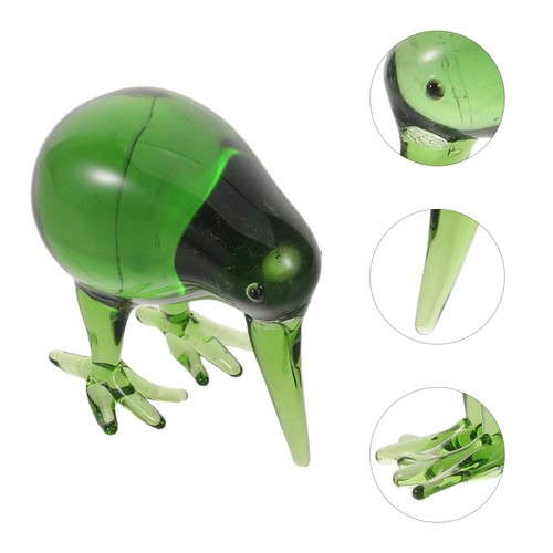 Artistic green crystal - artistic, bird