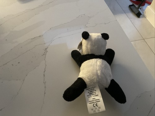 Soft toy panda black white - toy,