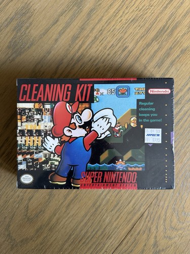 Snes cleaning kit new sealed - new,
