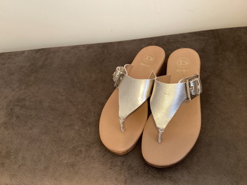 Ladies dune gold leather toe - ladies,