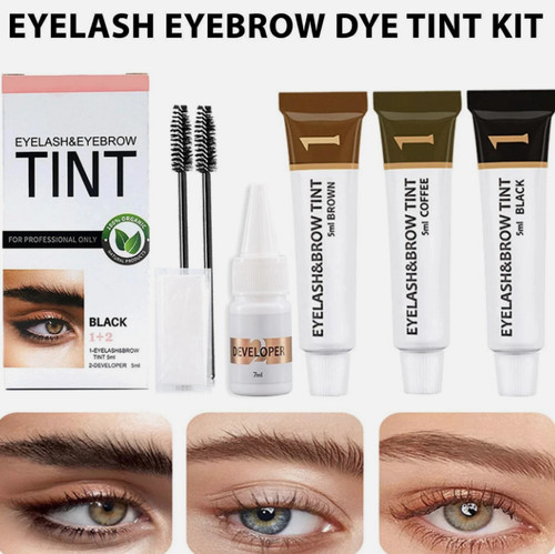 Professional tinting eyelashes - tinting,