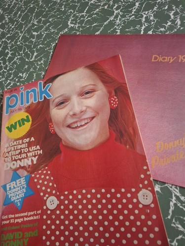 Vintage pink magazine - vintage, july