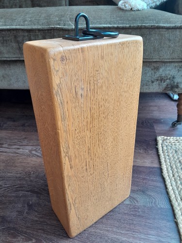 Large handmade solid oak door - handmade,