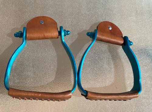 Aluminum western stirrups - aluminum,