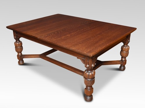 Large oak extending - extending, dining