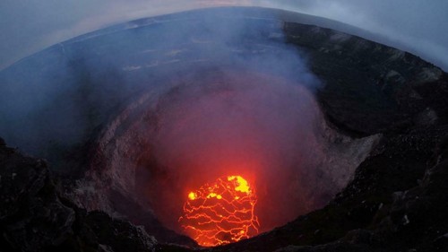 Kilauea volcano erupting - volcano,